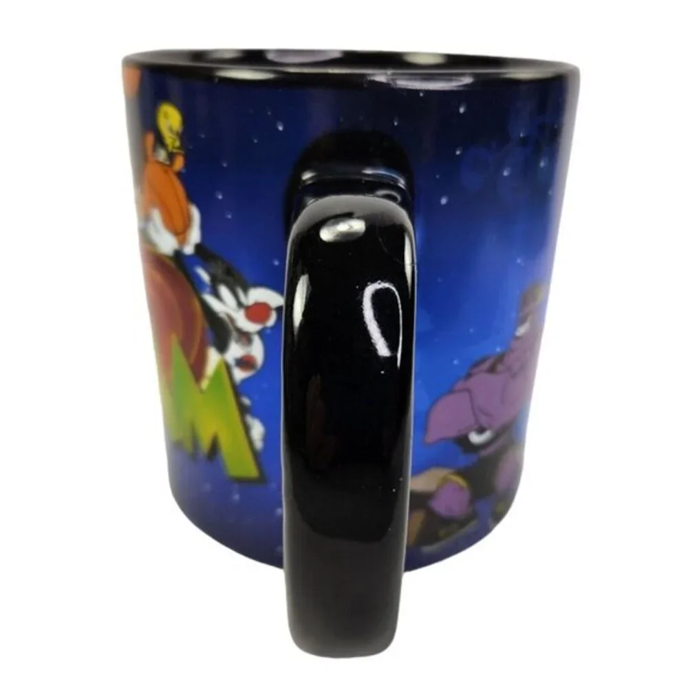 Space Jam Tune Mug‎ Squad Monsters Coffee Black Warner Bros Large 20 oz READ